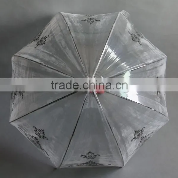 High Quality Straight Transparent Umbrella Kids Promational Umbrella photo-3