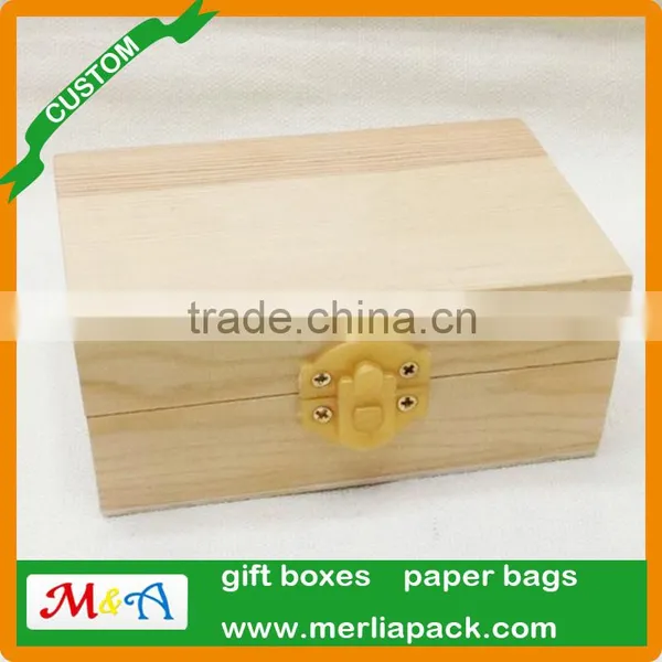 Plastic Clasp Latches Treasure Chest Wooden Coin Box Hard Wood Money Bank Piggy Bank Box photo-2