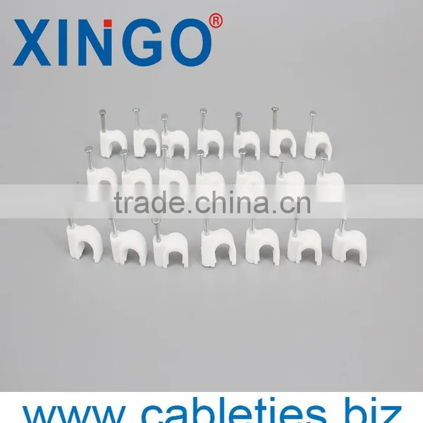 Hot Sell Plastic Nail Hook Cable Clip photo-2