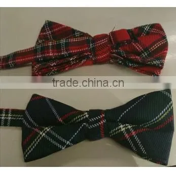 Dog Bow Tie Collar With Kids Children Baby Boy BOys Toddler Mustard Red Linen Clip on Bow Tie Bowtie