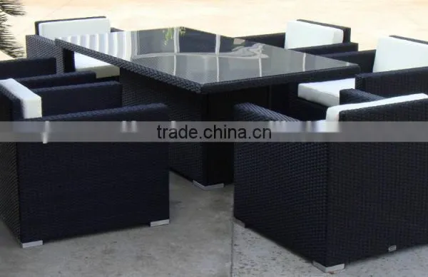 Outdoor Patio Dining Table And Chairs Set Garden Furniture photo-4