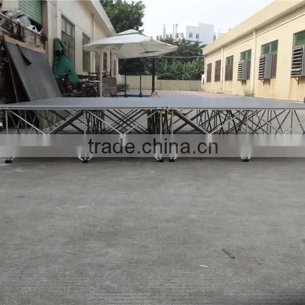 Manufacturer Price! Portable Stage Color Black Or Grey Wedding Stage Backdrop Decoration photo-2