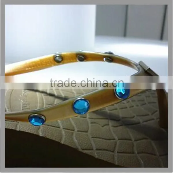 Copper Decorative Rhinestone Metal Shoes Rivets photo-6