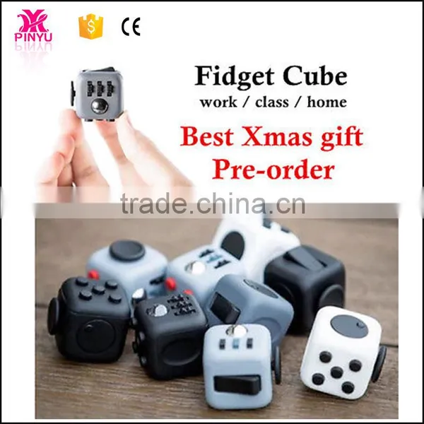Fidgeting Desk Toy Fidget Cube Box for School Autism Cube - Black - New Arrive photo-5