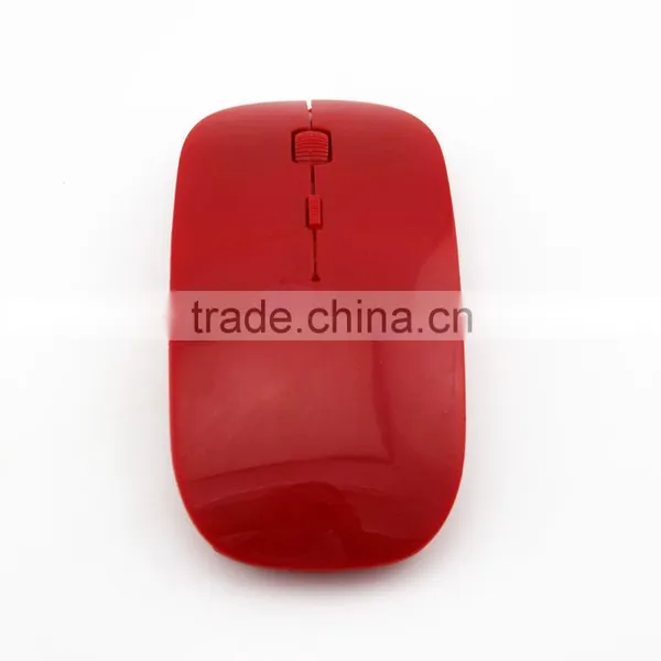 5 Colors Ultra-thin Wireless Mouse 2.4 GHZ Usb Mouse Flat Optical Mouse photo-3