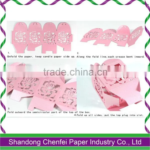 Laser Cutting Paper Wedding Boxes/candy Boxes