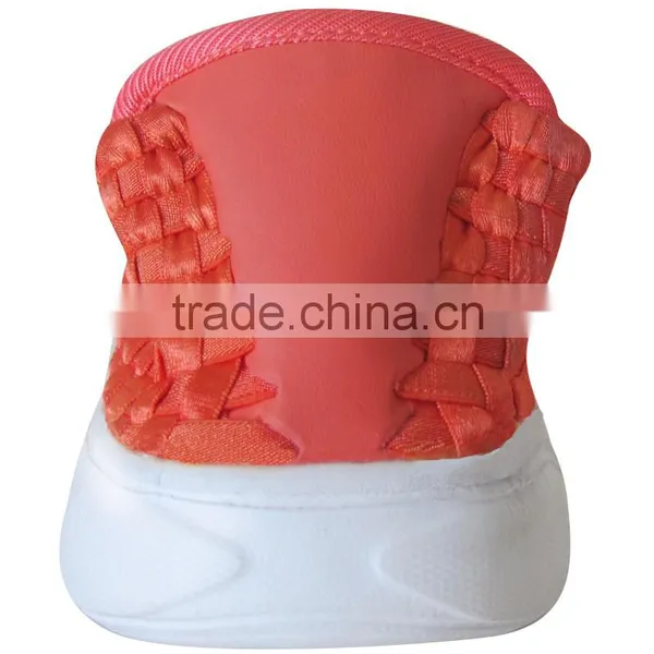 Wholesale China Factory Women Woven Weave Shoes, Elastic Belt Hand Knit Shoes Ladies, Handmade Woven Elastic Shoes HT-209035B photo-3