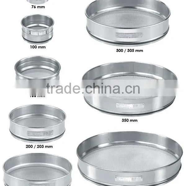 Stainless Steel 304 316 316L Lab Test Sieve With Pan and Lid photo-3