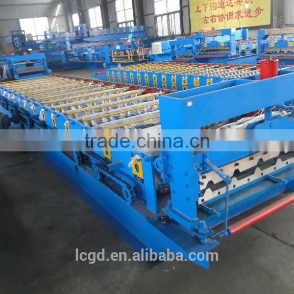 Prepainted Trapezoidal Roofing Sheet Making Forming Machine photo-2