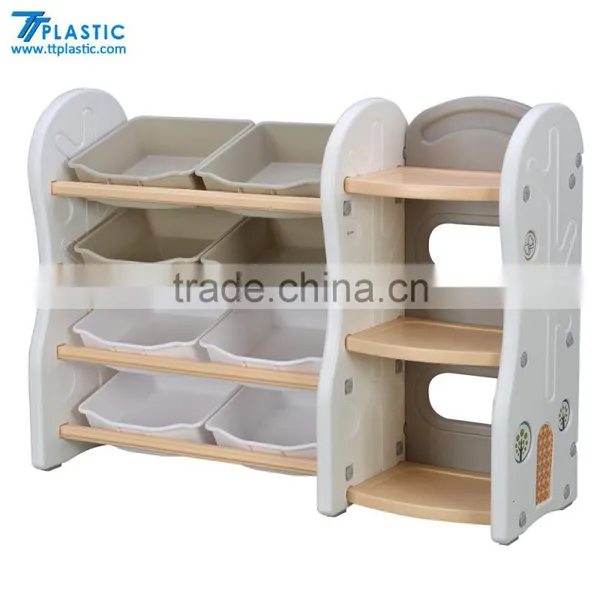 Cute Children's the Plastic Bookshelf/storage Rack Shelf/bookcase Furniture photo-6