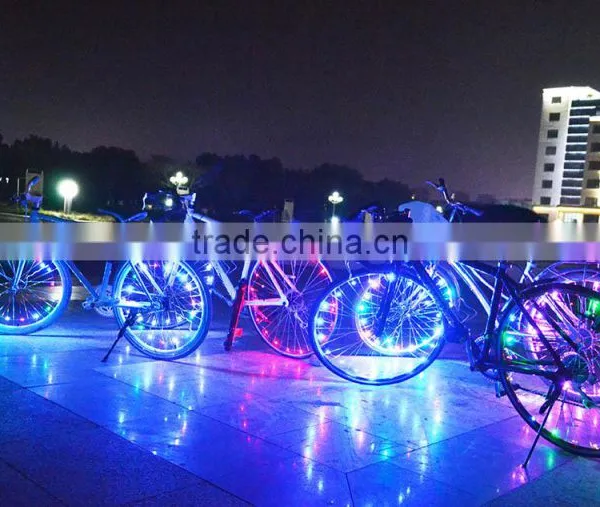20 LED Bicycle Spoke Light Cycling Waterproof ABS Tire Tyre Wheel Bright Flashlight 6 Colors for MTB Road Bike photo-3