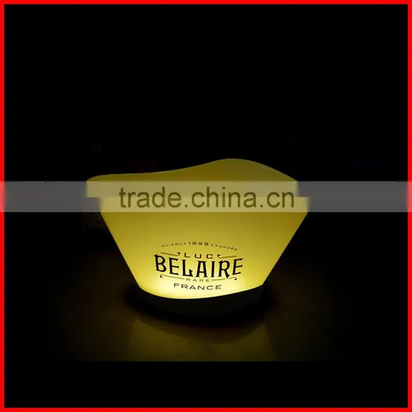 Rechargeable LED Large Ice Buckets Multiple Bottle Cognac Led Ice Bucket photo-4