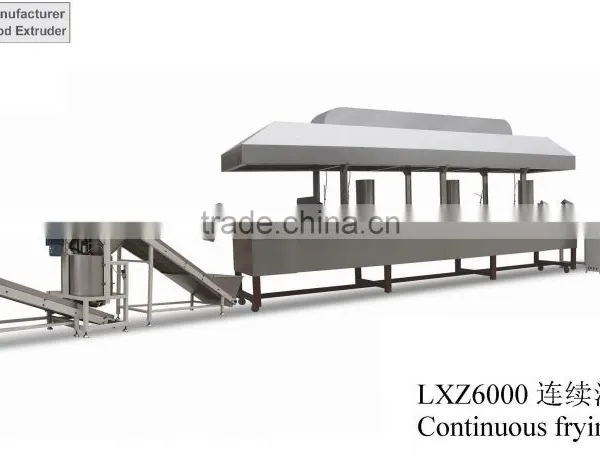 Newly Designed Automatic Fryer/ Continous Frying Line -- Jinan DaYi Extrusion Machinery photo-2