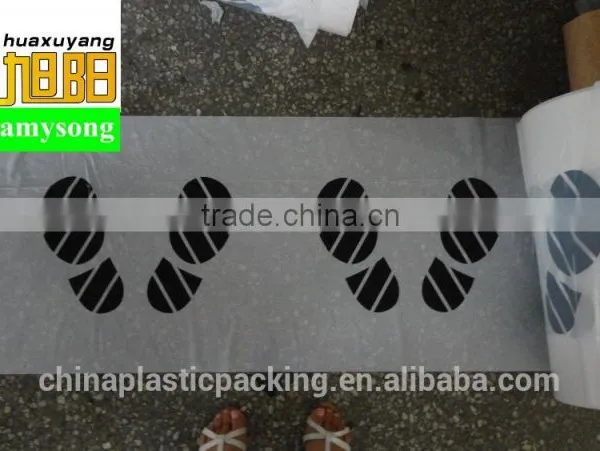 Printed PE Plastic Disposable Car Floor Mat photo-3