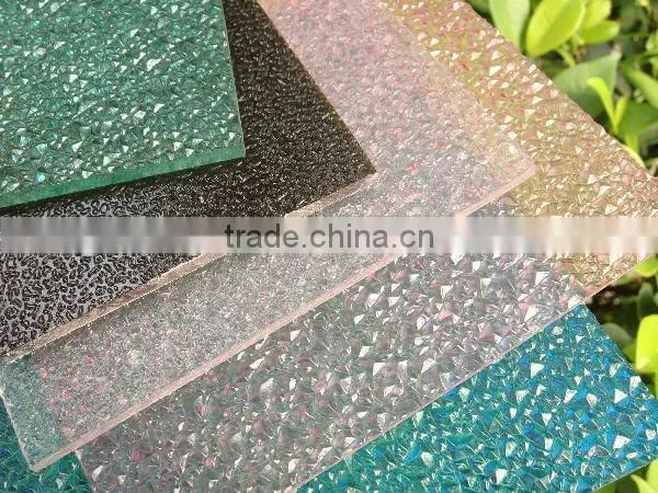 Polycarbonate Embossed Sheet,PC Diamond Sheet,Plexiglass photo-2
