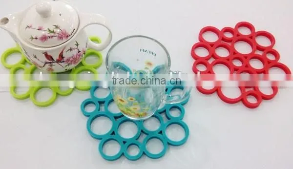 Silicone Cup Pot Grill Lace Mat Pads Tripod Custom Design Induction Cooker Suitable photo-3