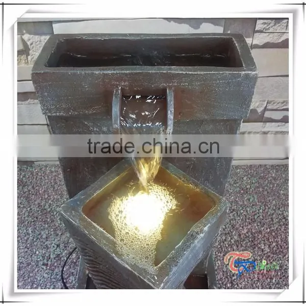 Polyresin LED Light Indoor Water Feature For Home Decoartion photo-3