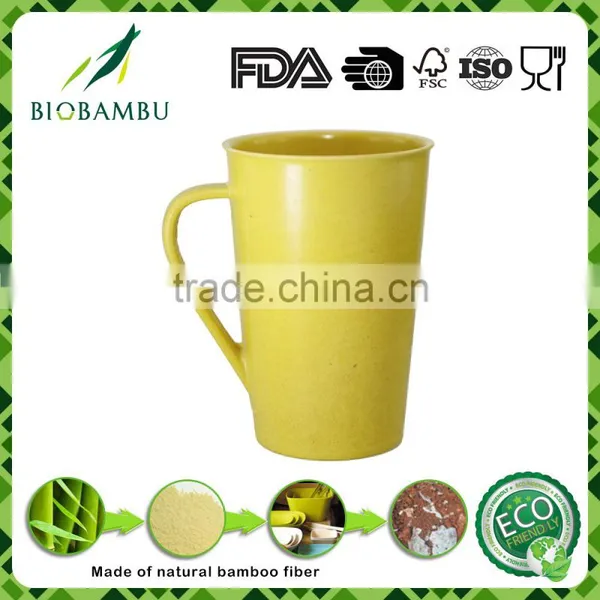 Diswasher Safe Non-toxic Inexpensive Bamboo Fiber Drinking Cups photo-2