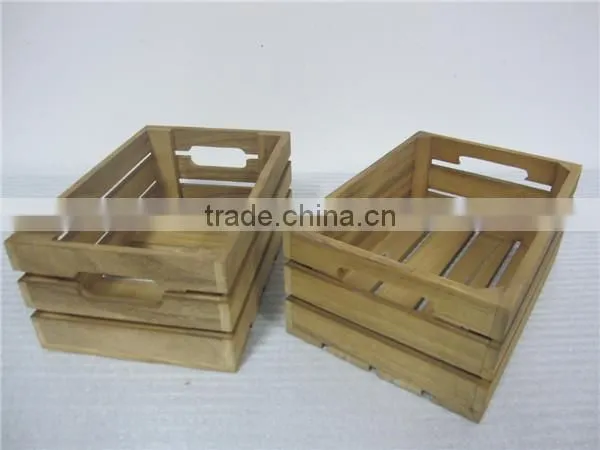 New Design Wholesale Wood Slat Box photo-6