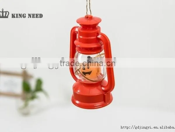 Modern Small Plastic LED Skull Table Lamp Halloween Hanging Decoration photo-5