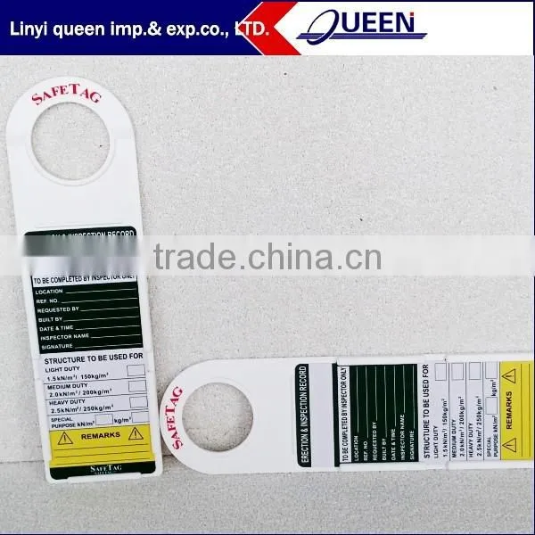 Best Selling Factory Price Scaffolding Safety Tag Price Wholesale photo-2