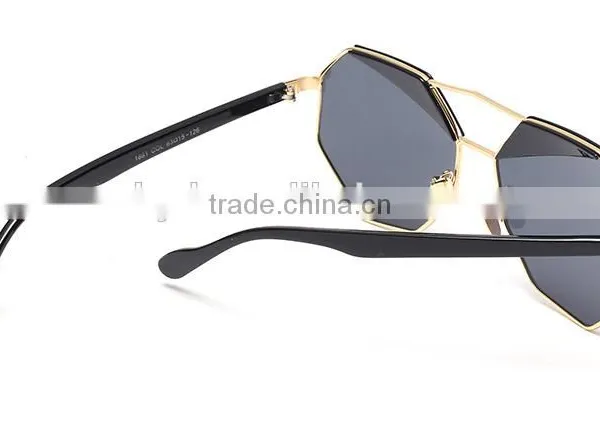 2016 New Fashion Dazzle Colour Hexagon Sunglasses Fine Really Membrane Cycling Beach Sunglasses Outdoor Sports Mirror photo-4