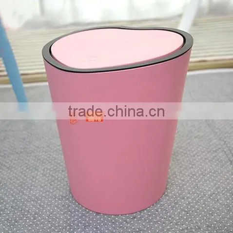 L00118 2017 New Design High Quality Plastic Trash Bin, Plastic Recycle Bin Heart Shape photo-4