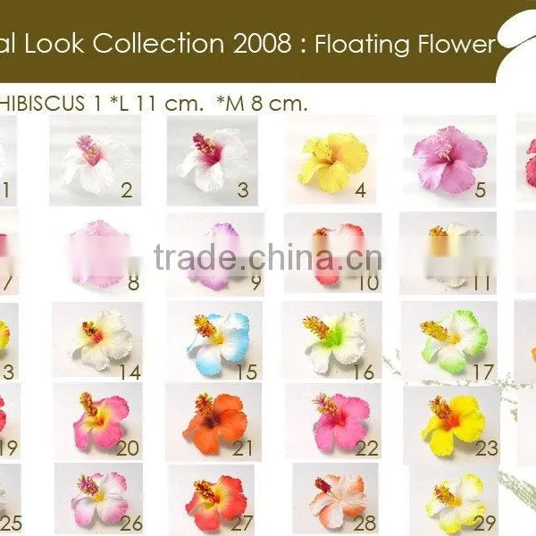 Hibiscus Hawaiian Foam Flowers, Foam Floating Flowers