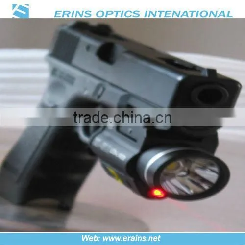 Tactical Red Laser Sight Scope and 200 Lumen CREE Q5 LED Flashlight Combo photo-2
