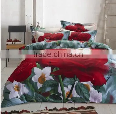 Digital Printing Bedspread /dye Sublimation Bed Cover , Custom Made Bedspread photo-2