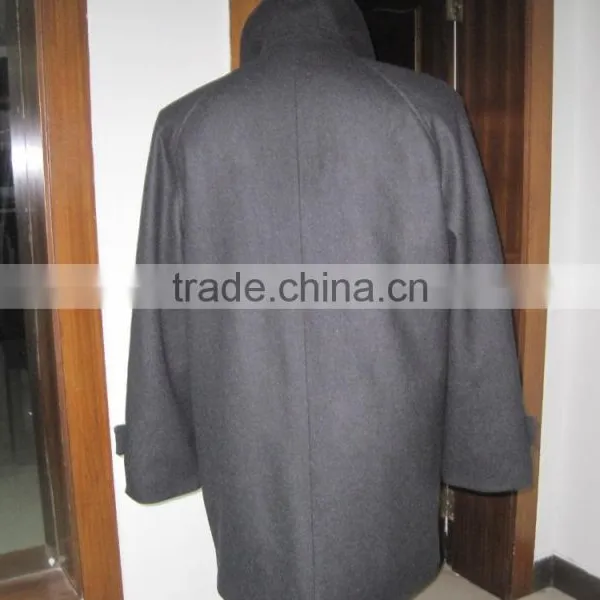 Men Coat /blazer With 2 Zipper Pockets and Lapel Collar photo-3