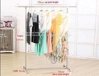 Stainless Steel or Composite Strong Single Pole Clothes Drying Rack