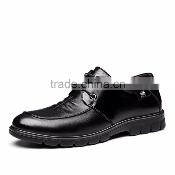 Factory High Quality Business Genuine Leather Fat Shoes Men 2017 Arrivals photo-3