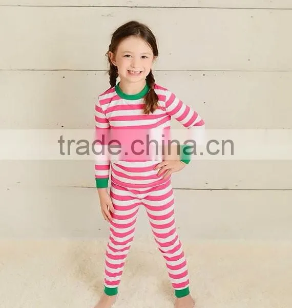 Stripe Knit Cotton Matching Family Pajamas photo-3