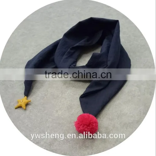 Newest Style Baby Girl Cotton Plain Baby Scarf photo-3