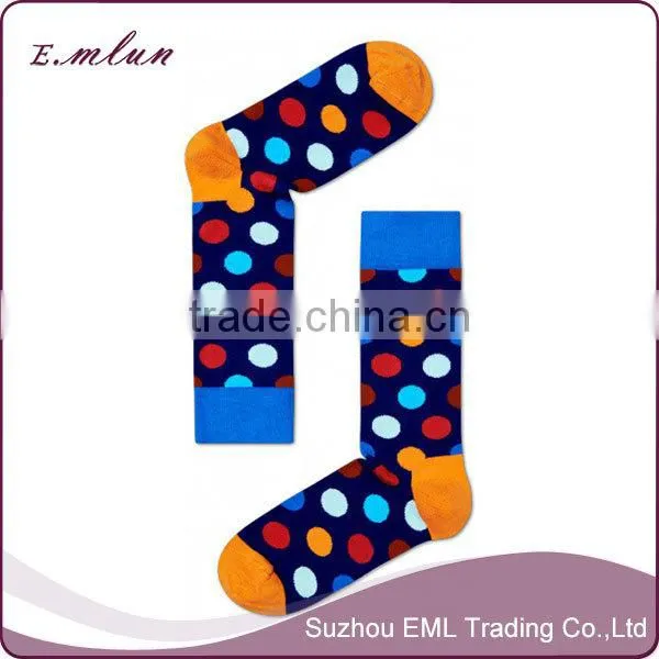 Fashion Pinkycolor Combed Cotton Dot Women Socks