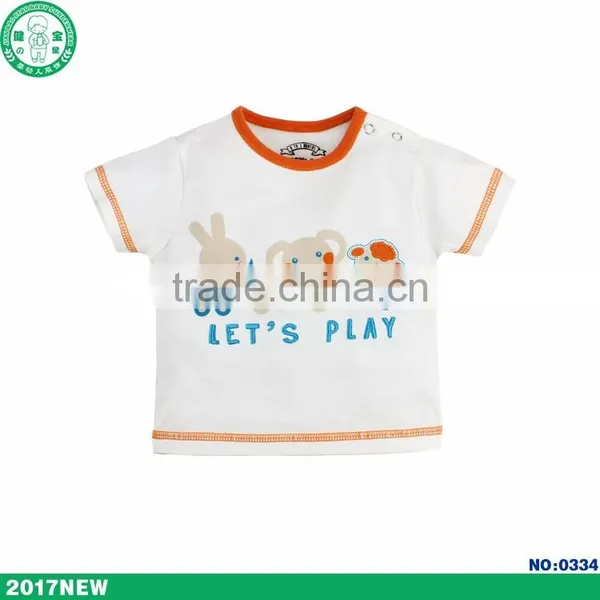 Baby Cotton T-shirt, Popular Baby Boy Clothes, Good Quality Organic Baby Clothes photo-6