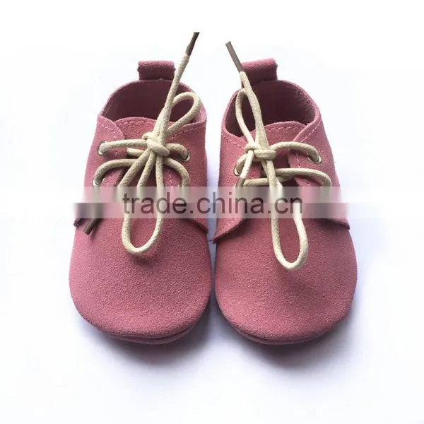 Latest Popular Baby Suede Moccasins Baby Leather Shoes photo-4