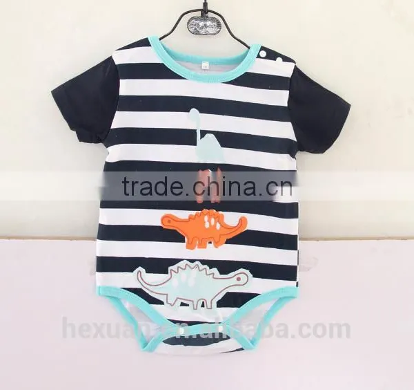 Animal Short Sleeves Baby Romper photo-4