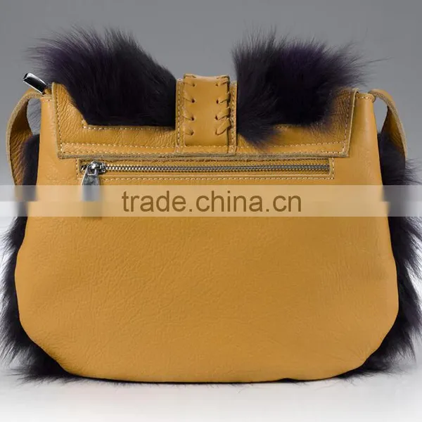 Fox Fur Tote Bag, Fox Fur Bag, Mink Fur Bag photo-4