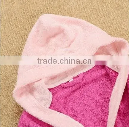 100% Cotton Eco-friendly Hooded Children Bathrobes,kids Hooded Bathrobe,children Hooded Bathrobes photo-6