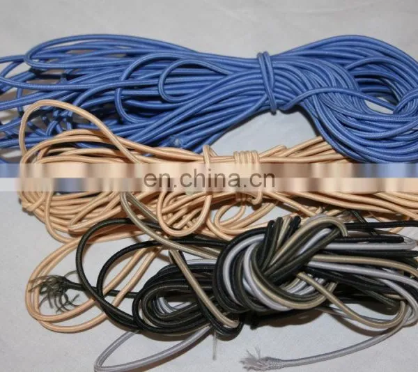 Popular Multi Color Woven Jacquard Polyester Elastic Cord photo-2