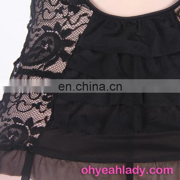 Low MOQ Black Panty Women Lingerie With G String photo-6