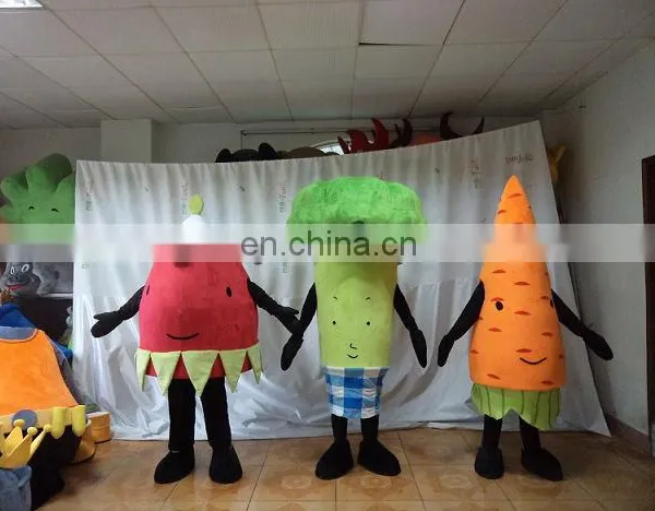 2012 Custom Vegetable Mascots Costumes for Leisure Life