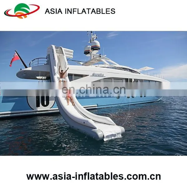 Giant Inflatable Water Slide for Yacht Floating Yacht Slide for Water Game photo-2