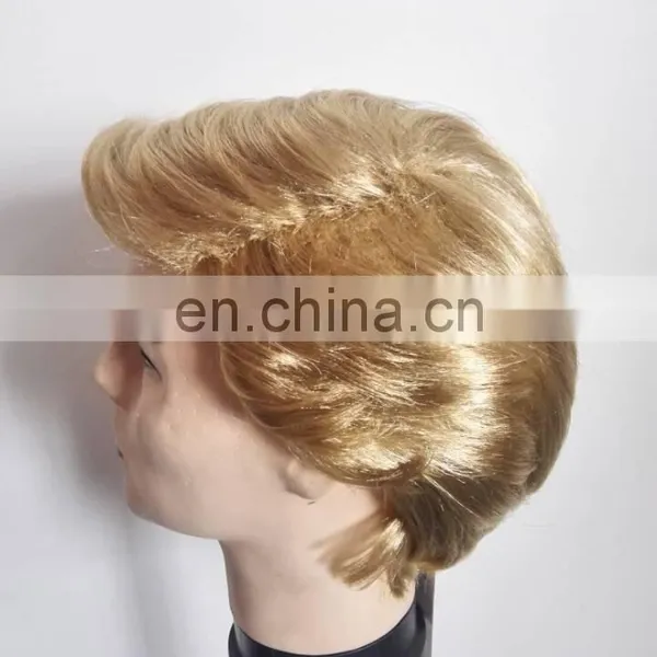 Fire Resistant Synthetic Cheap Trump Wig MW-002 photo-4