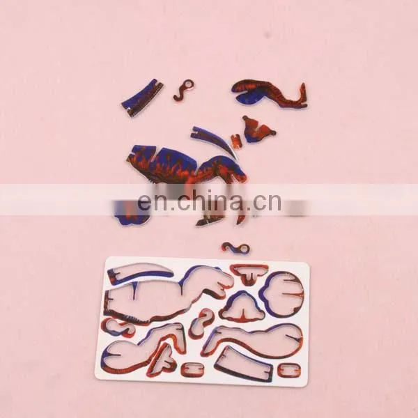 2016 Zhejiang Manufacture New Design Creative Customized Personalized Animals Plastic 3d Puzzles photo-6