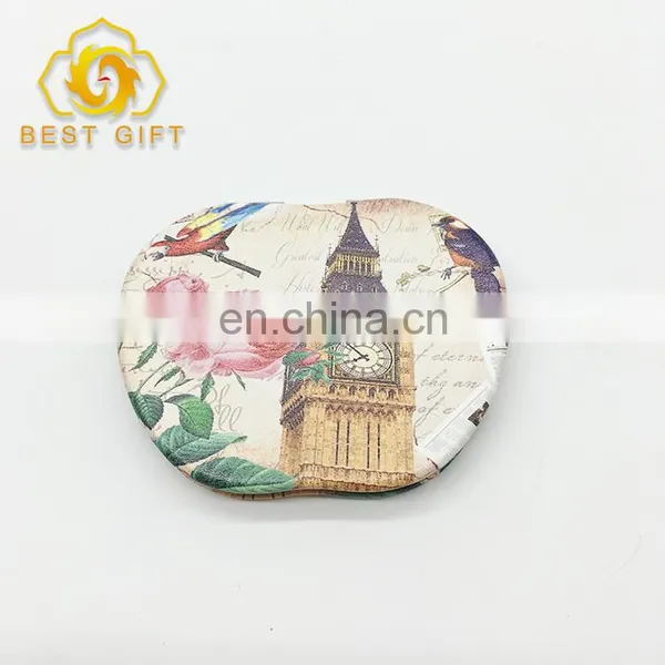 Popular London Big Ben Printing Leather Compact Mirror