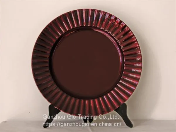 Christmas Decoration Festival Products Plastic Plate Made in ChinaYF-60048 photo-3