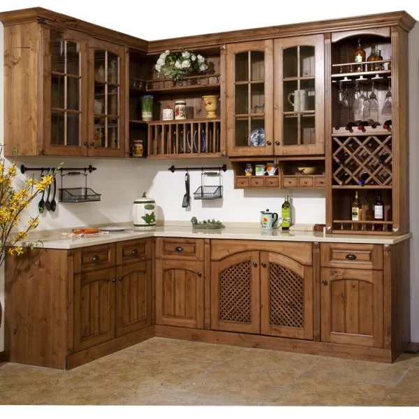 White Shaker Style Modular Kitchen Cabinet photo-3